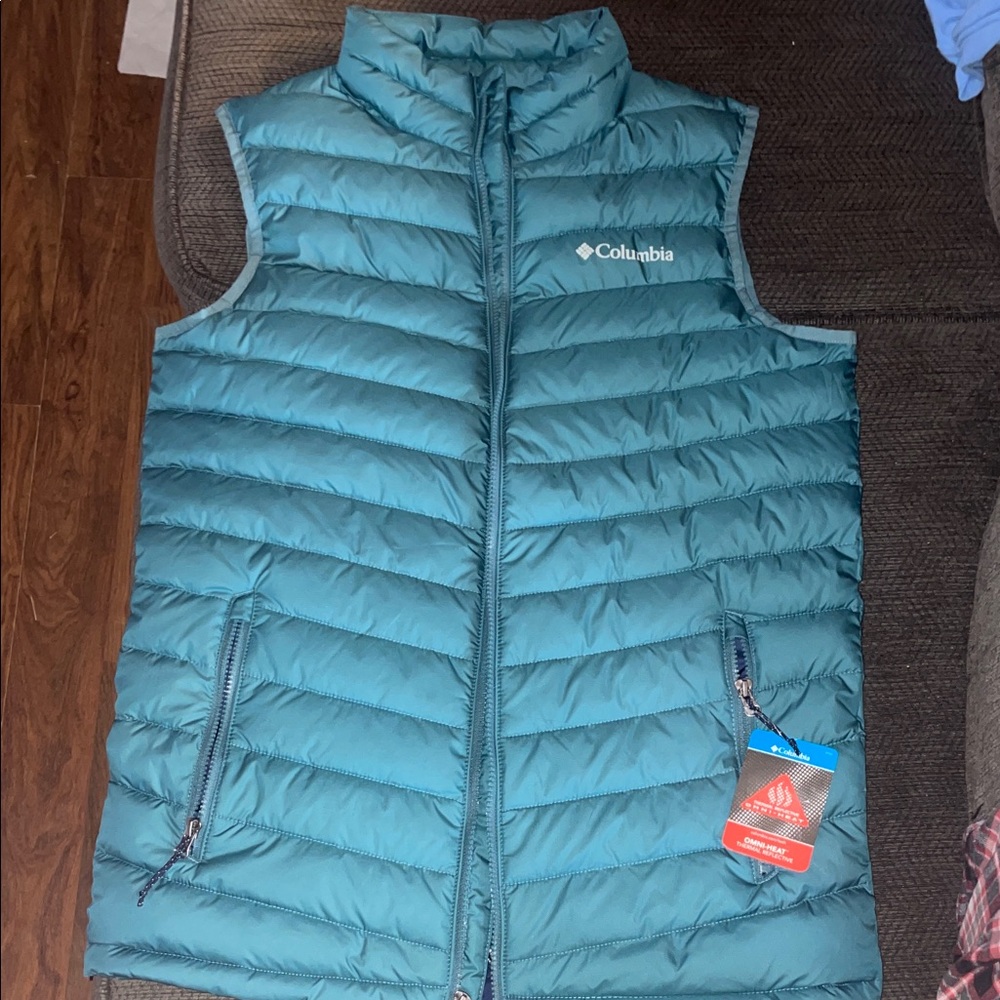 Columbia Men's Teal Puffer Vest